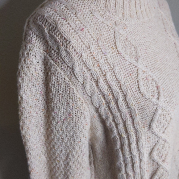 TULLE Custom DIY Open Back Tartan Ribbon Bow Turtleneck Sweater Unique - Picture 4 of 7